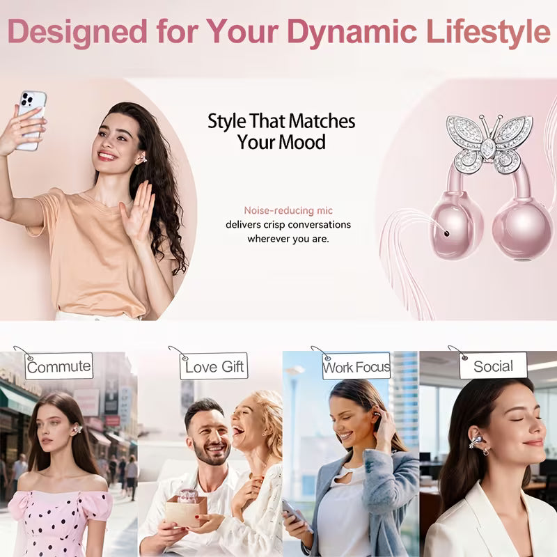 Kinglucky New Earring Headphones