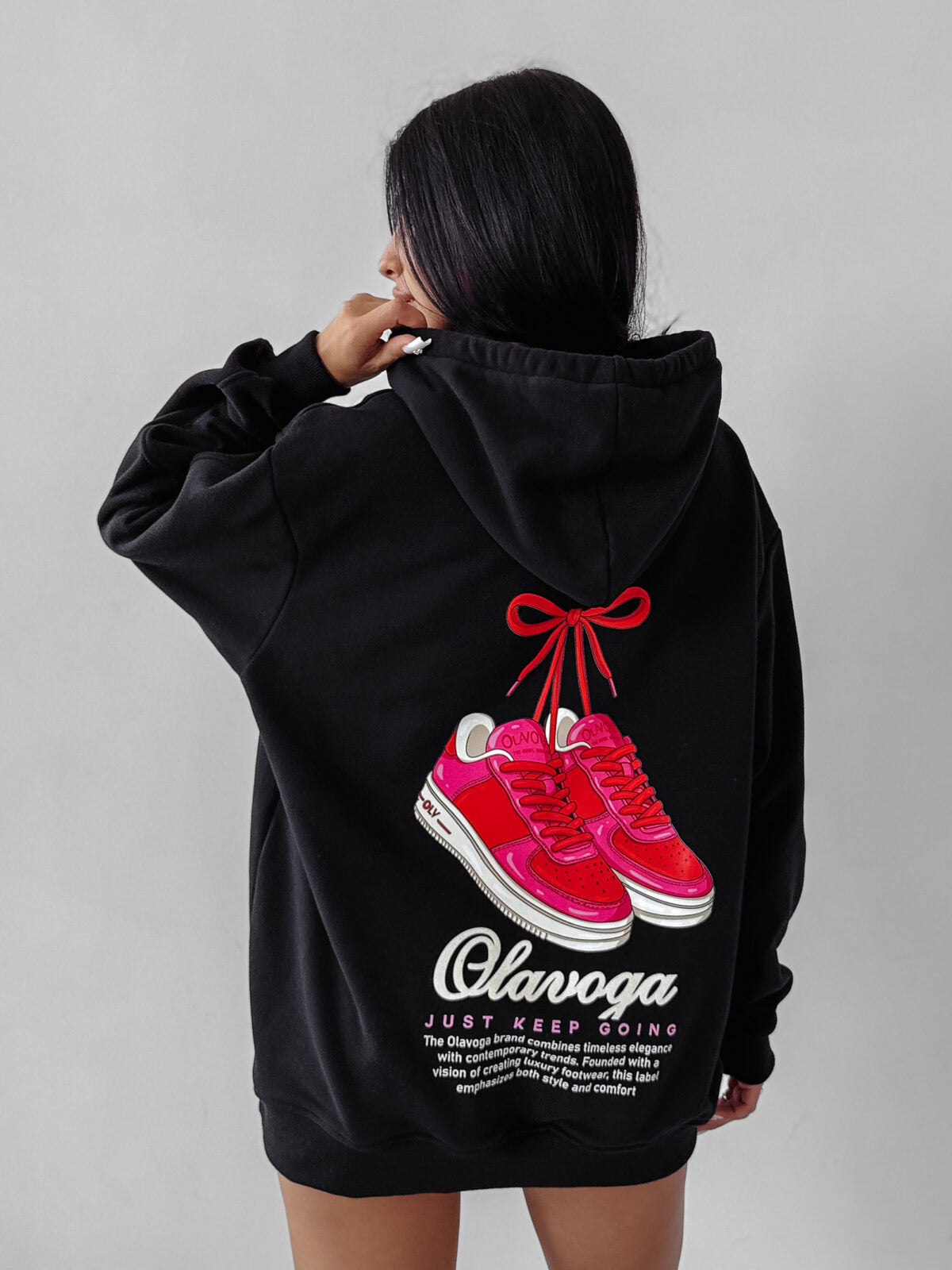 FLINT oversize sweatshirt black