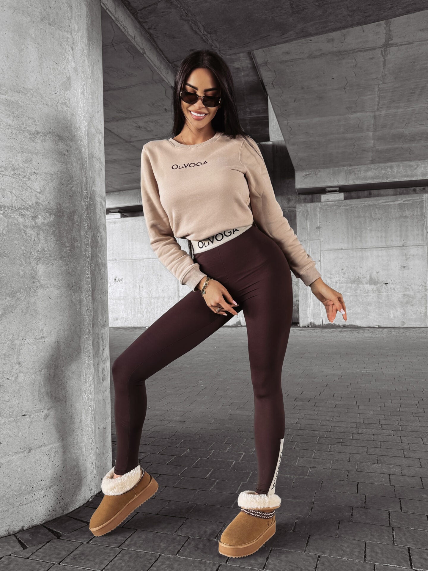 TREI Shaping Leggings Brown