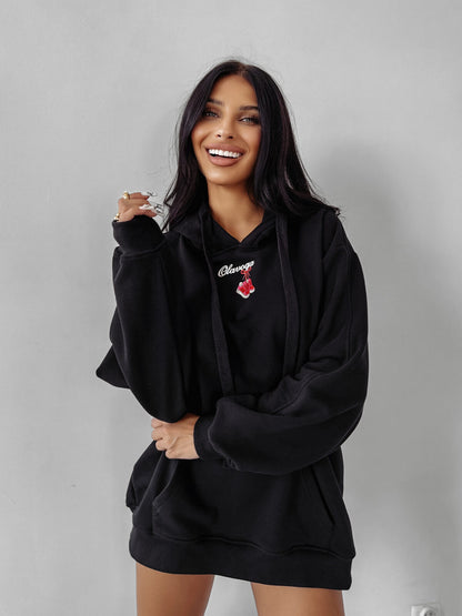 FLINT oversize sweatshirt black