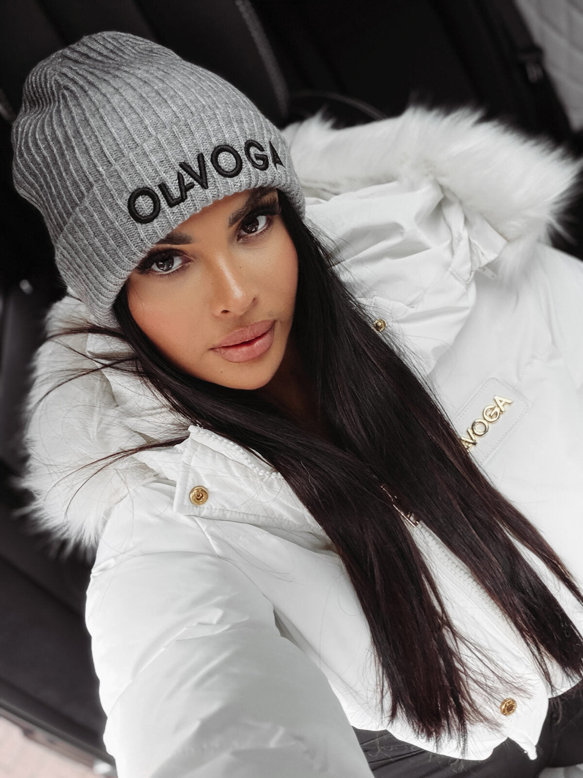 FIOLITO knitted hat, gray