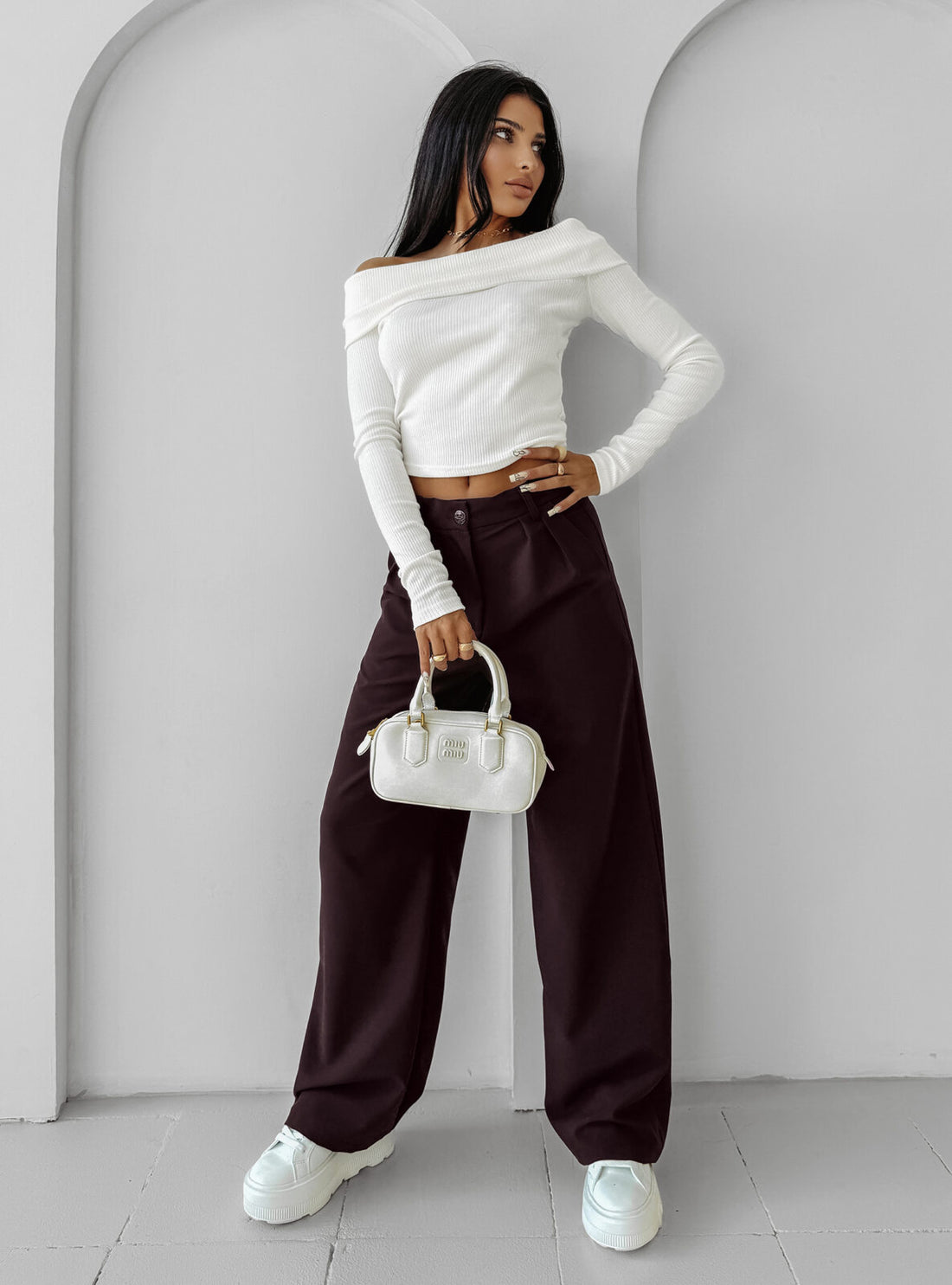 NIGHTBREAK pants chocolate