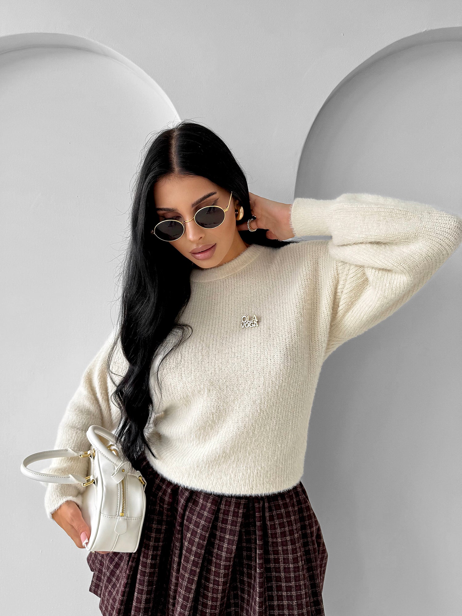 AURAMISU Sweater ecru