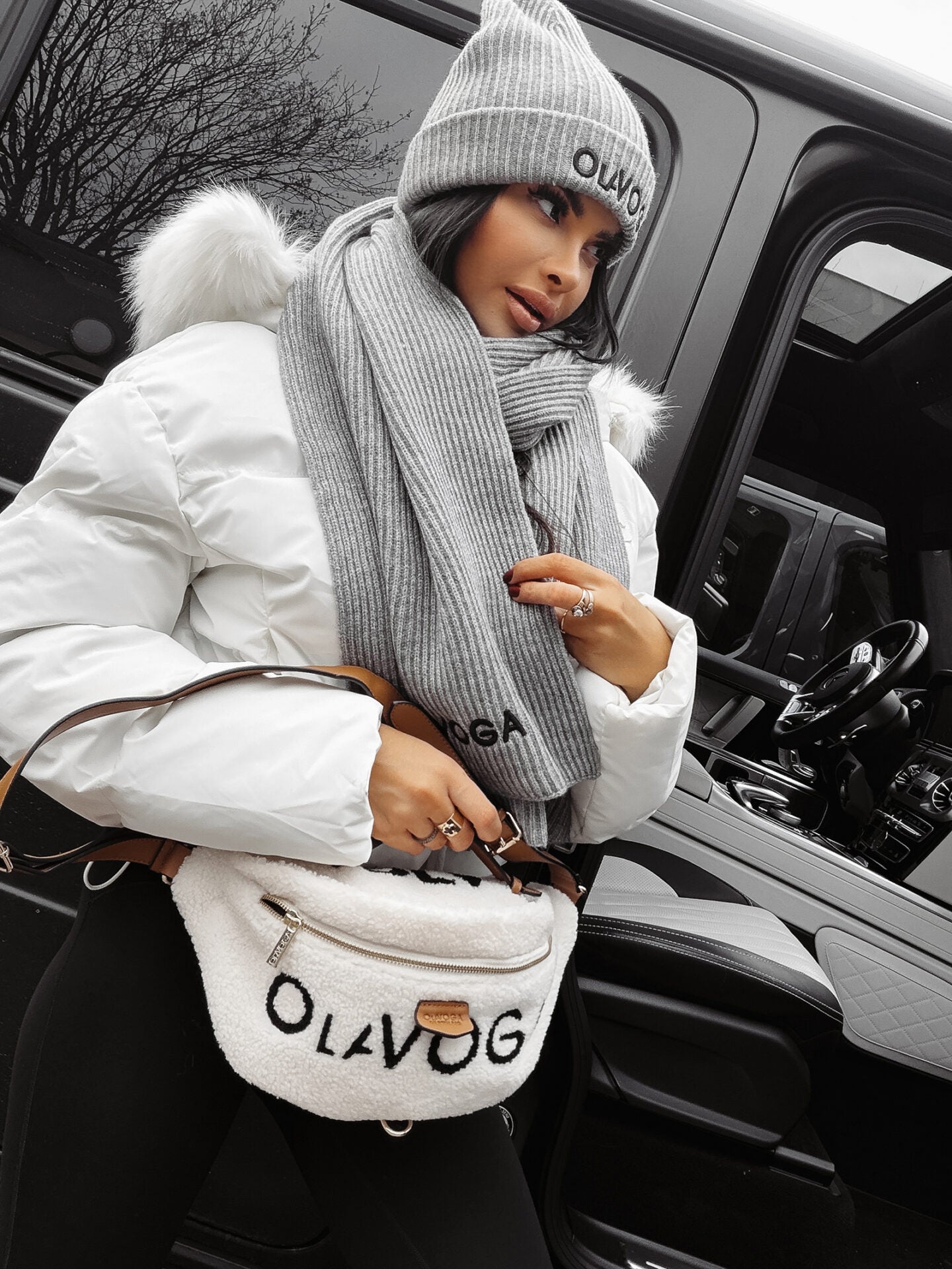 FIOLITO knitted hat, gray